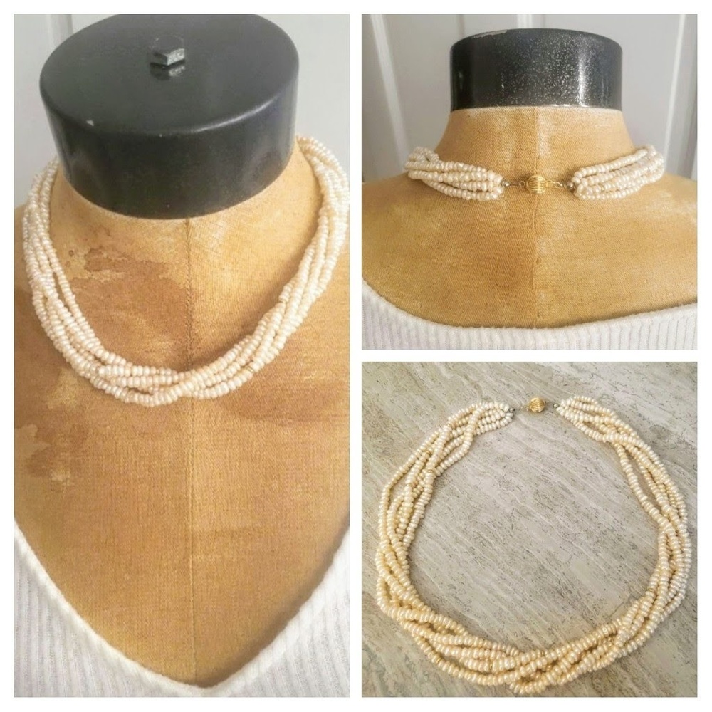 Freshwater Pearl | Gold Necklace